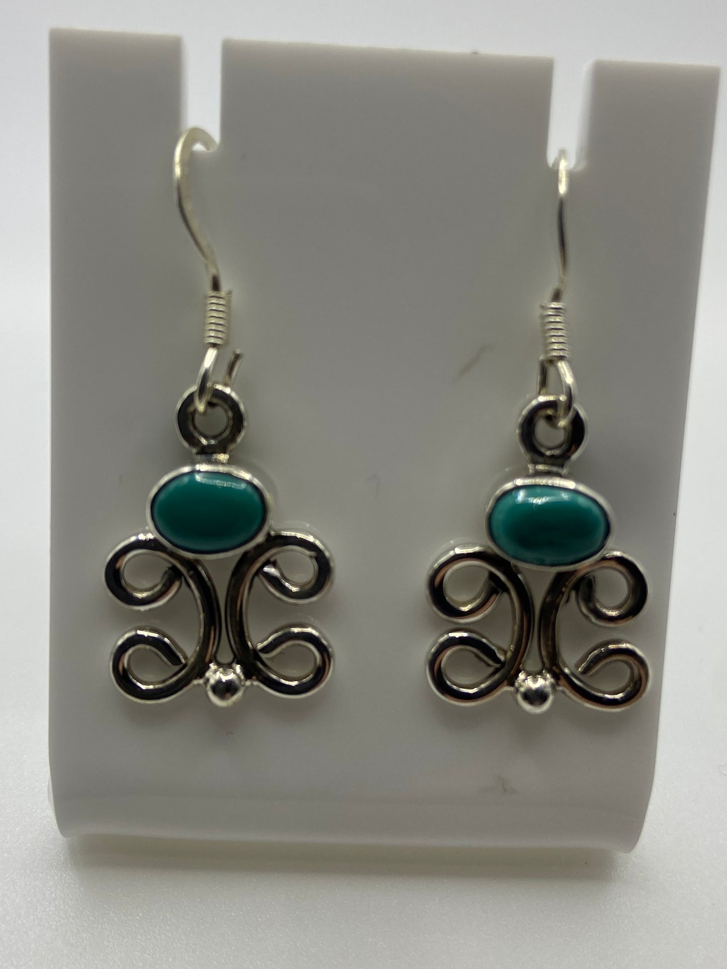 Silver Turquoise Earrings