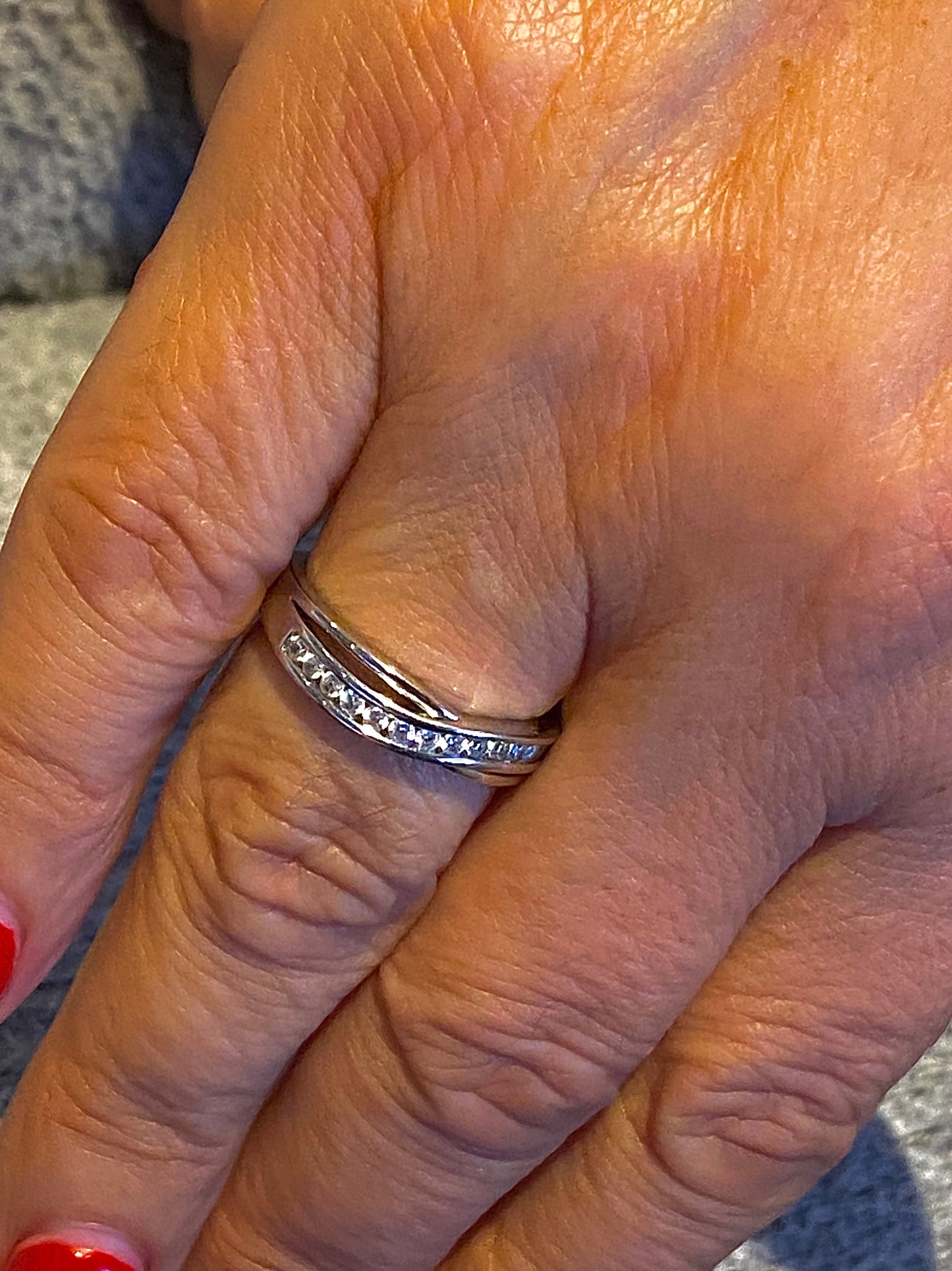 Silver Cubic Icon Ring