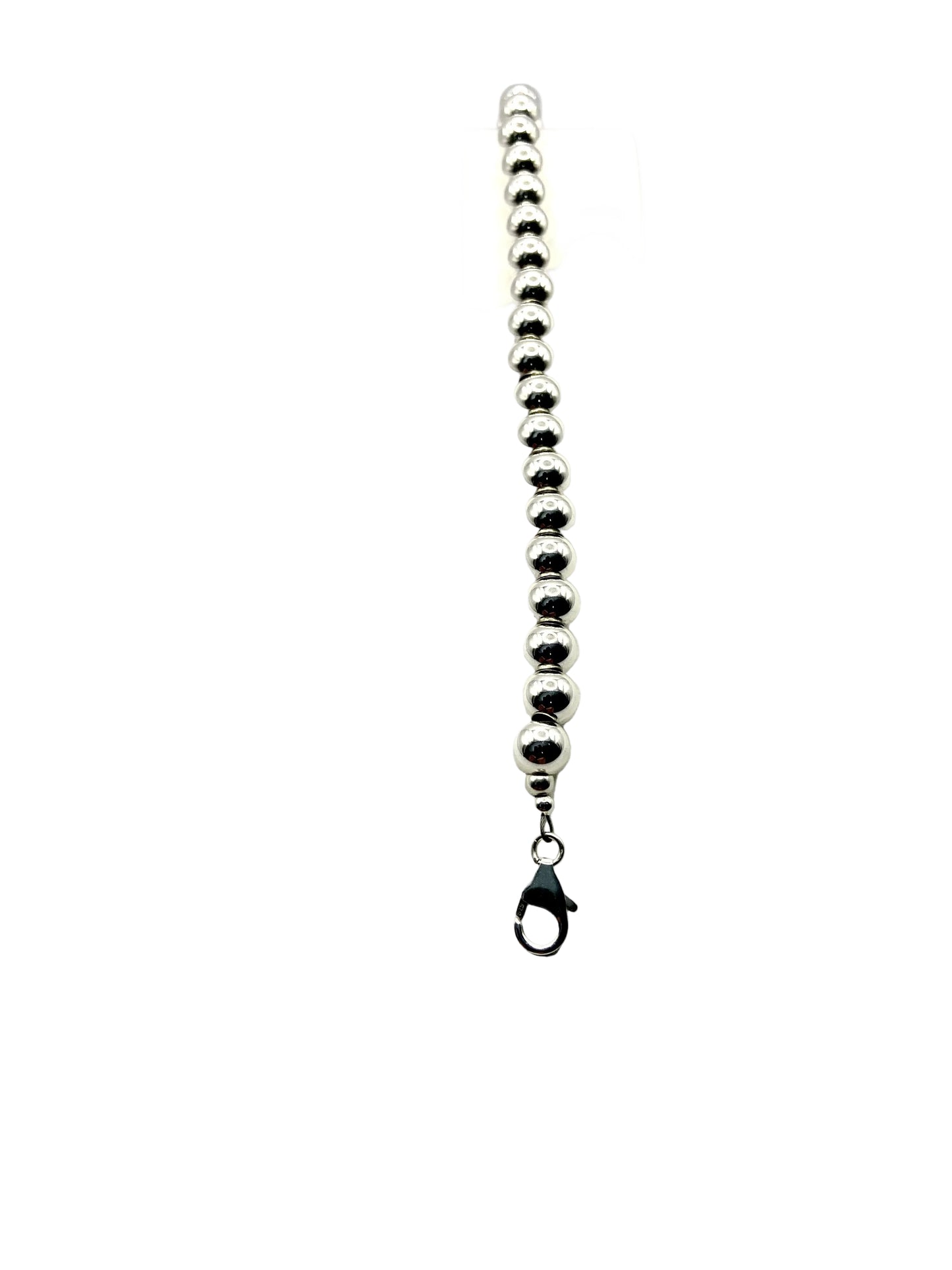 Silver Ball Bead Bracelet