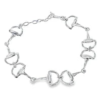 Silver Smart Snaffle Bracelet