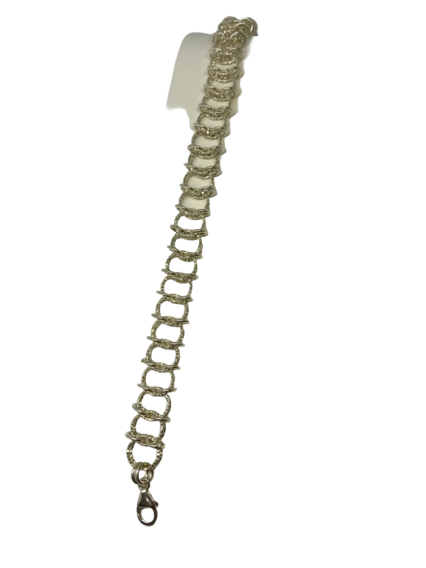 Silver Round Link Bracelet