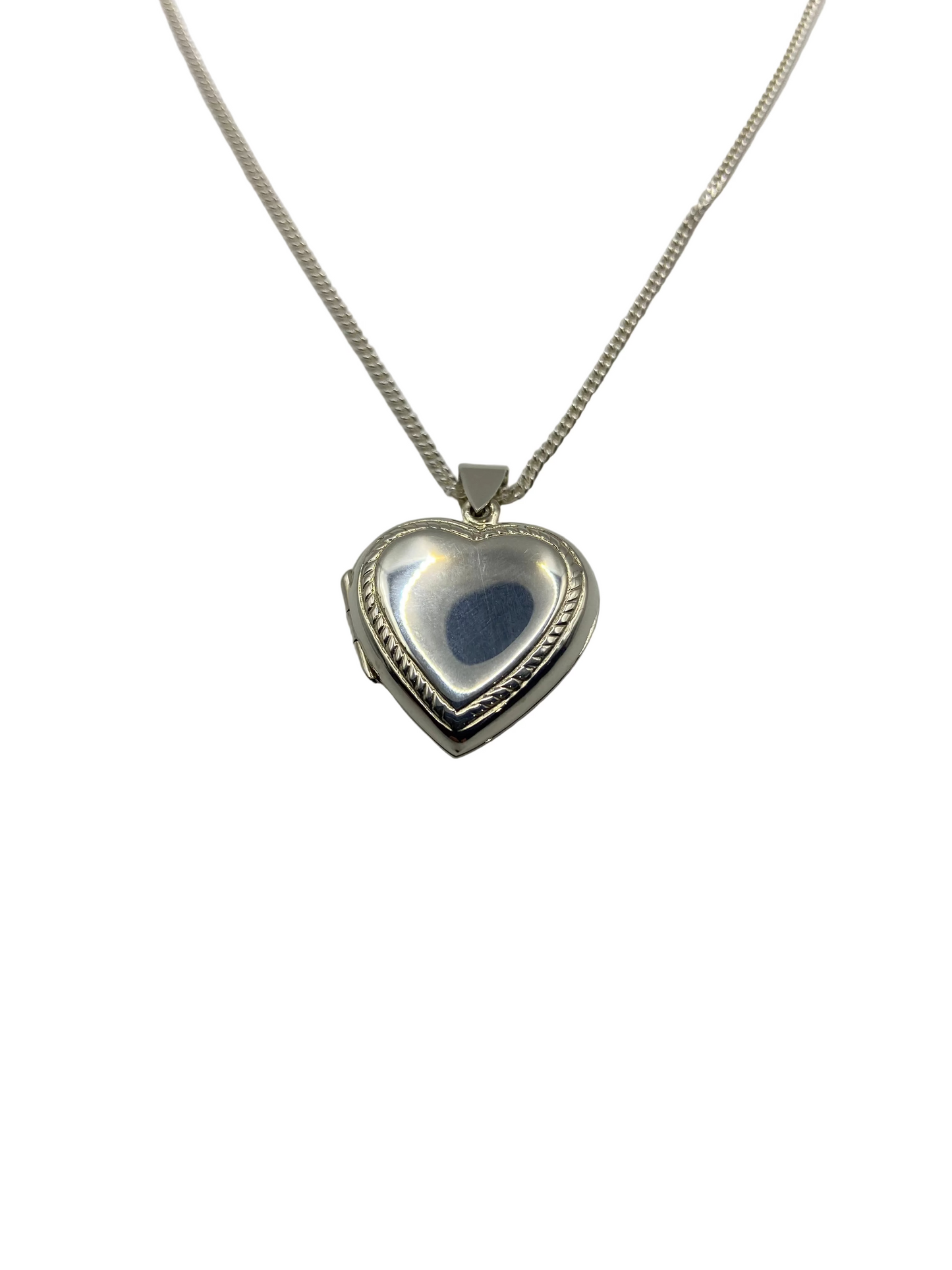 Silver Heart Locket Pendant