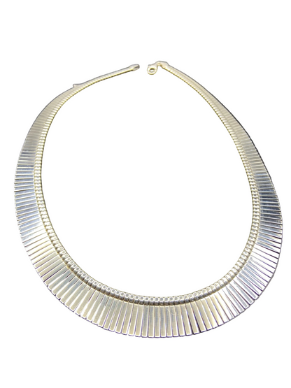 Silver Graduated Fringe Necklace