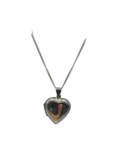 Silver Heart Locket Pendant