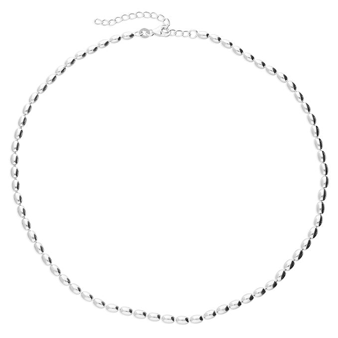 Sterling Silver  Bead Necklace