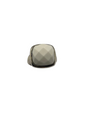 Silver White Agate Ring