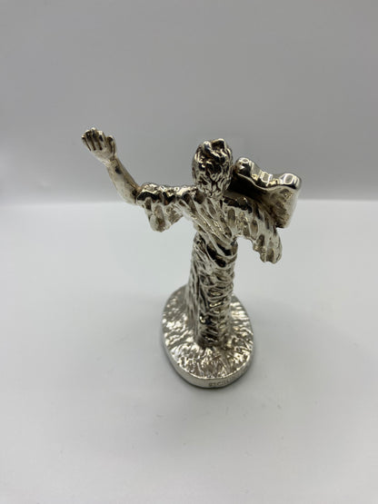 Silver Moses Figurine