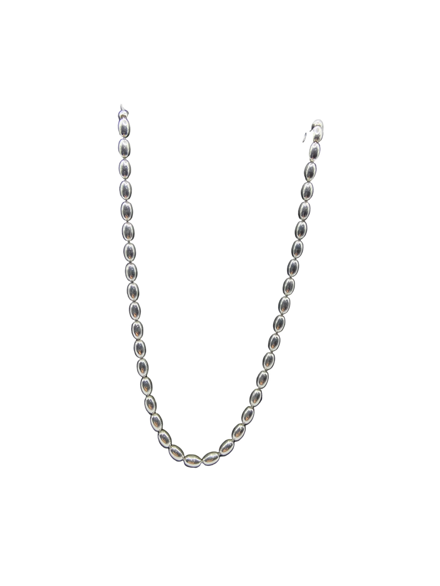 Sterling Silver  Bead Necklace
