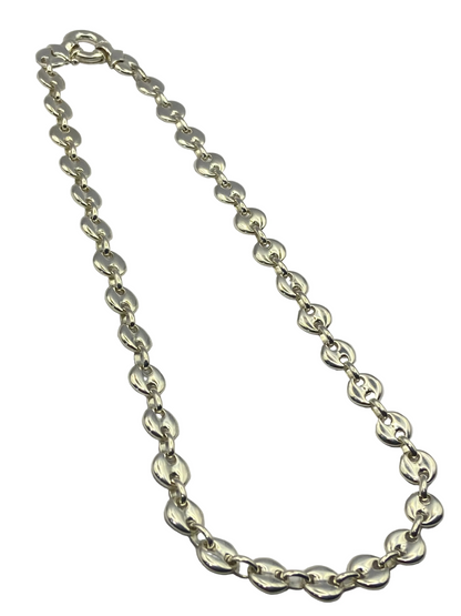 Silver Marine Style Linked Necklace