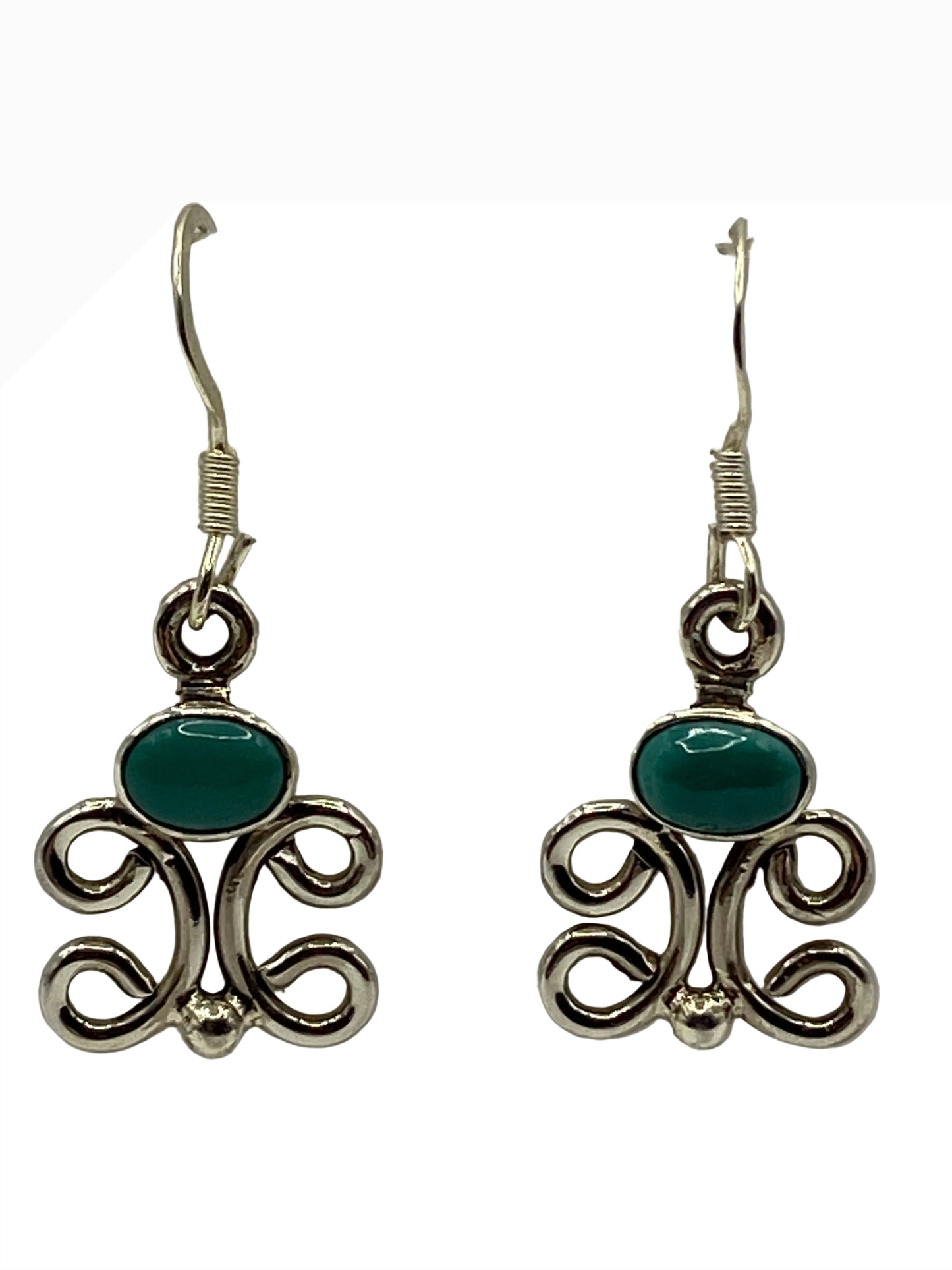 Silver Turquoise Earrings