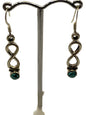 Silver Turquoise Drop Earrings