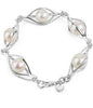 Silver Couture Pearl Bracelet