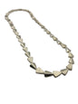 Satin & Polished Arrow  Head Silver Necklace