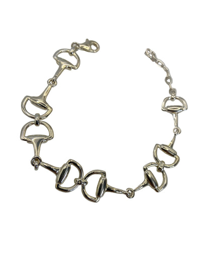 Silver Smart Snaffle Bracelet