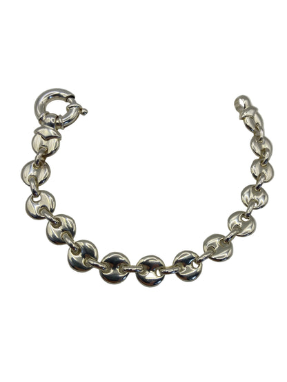 Silver Marine Style Link Bracelet