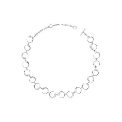 Silver Luna Moon Necklace