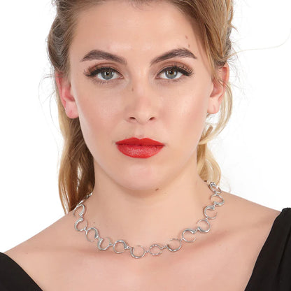 Silver Luna Moon Necklace