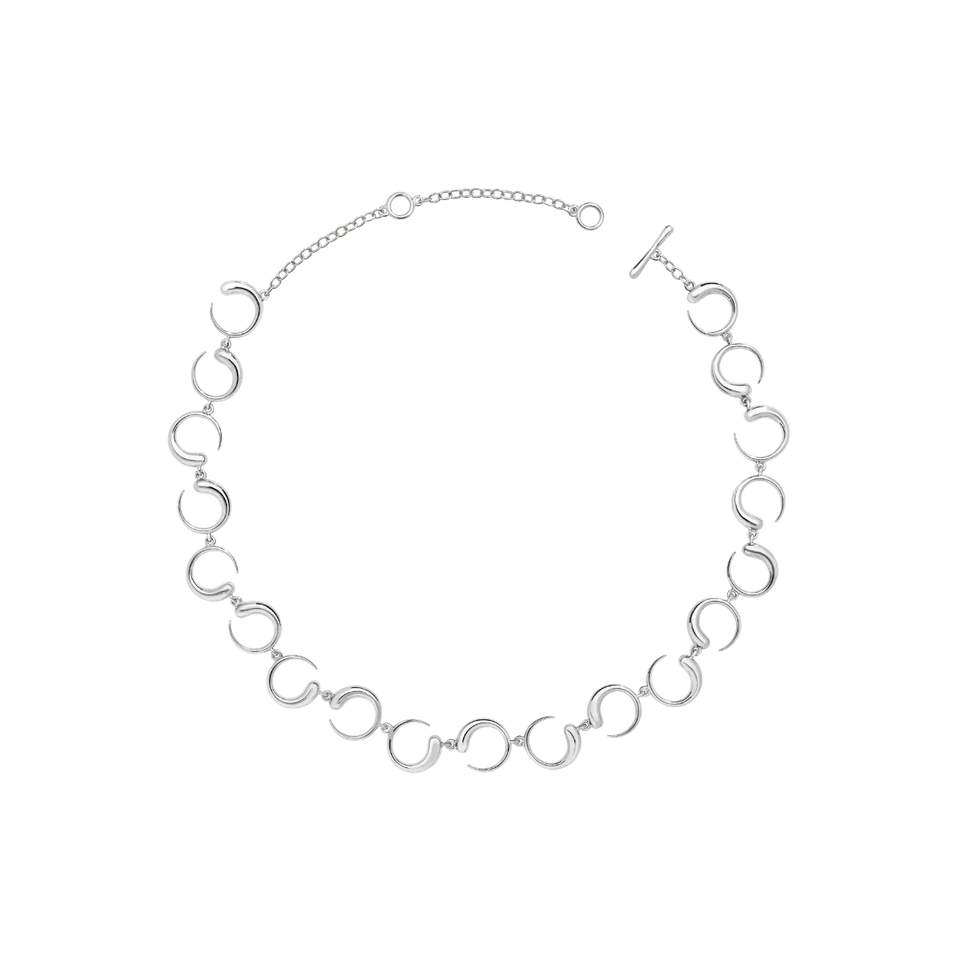Silver Luna Moon Necklace