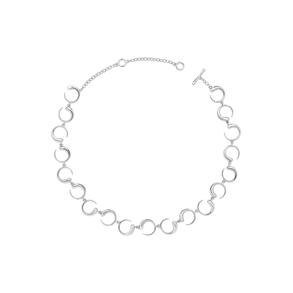 Silver Luna Moon Necklace