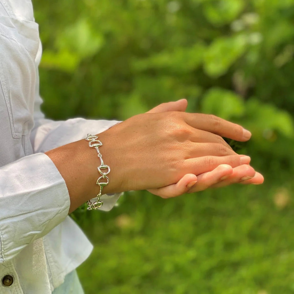 Silver Smart Snaffle Bracelet