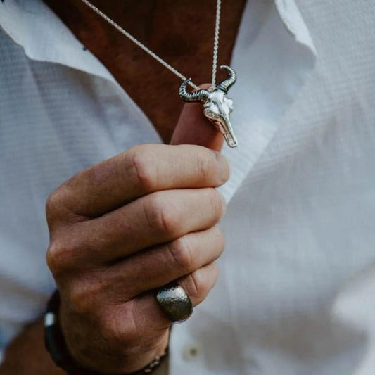 Wild Beast  Sterling Silver Pendant Necklace