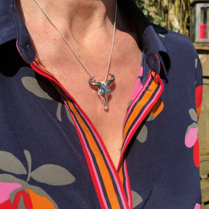 Wild Beast  Sterling Silver Pendant Necklace